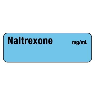 Naltrexone mg/mL Anesthesia Label