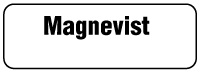 Magnevist Anesthesia Label