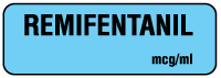 REMIFENTANIL mcg/ml Anesthesia Label