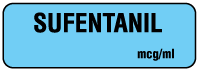 SUFENTANIL mcg/ml Anesthesia Label