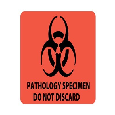 Pathology Specimen Do Not Discard (2" x 3.75") Label