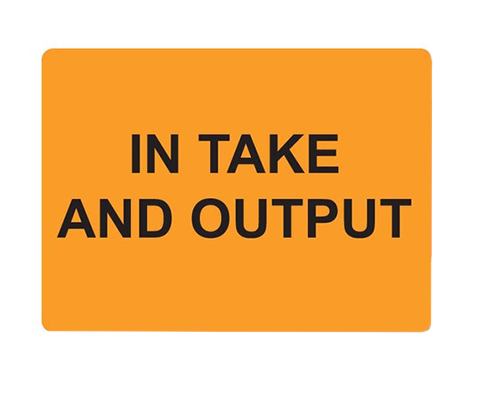 In Take and Output Label