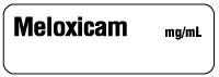 Meloxicam mg/mL Anesthesia Label