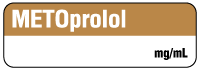 METOprolol mg/mL Anesthesia Label