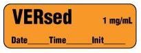 VERsed 1 mg/mL - Date, Time, Init. Anesthesia Label