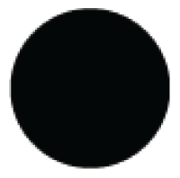 Black Solid Dot Cold Temp Label - 2"