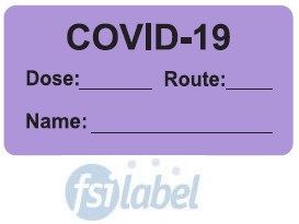 COVID-19 (Blank) Vaccine Label