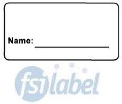 "Name_______" Blank Vaccine Label