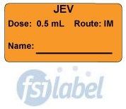 JEV Dose: 0.5 mL/Route: IM  Vaccine Label