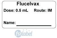 Flucelvax Dose: 0.5/Route: IM  Vaccine Label