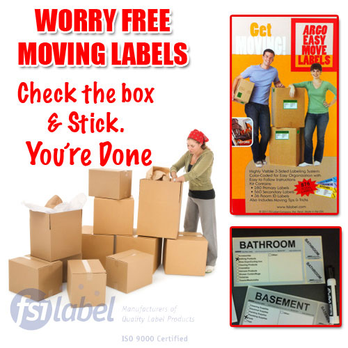 Easy Moving Label Kit