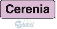 Cerenia Syringe Label Cerenia Syringe Label