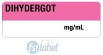 DIHYDERGOT mg/mL Syringe Label