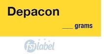 Depacon ____grams Syringe Label