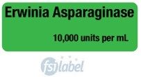 Erwinia Asparaginase 10,000 units per mL Syringe Label