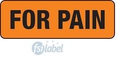For Pain Label