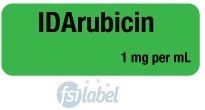 IDArubicin 1 mg per mL Syringe Label