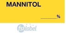 Mannitol ____% Syringe Label