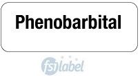 Phenobarbital Syringe Label