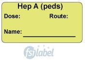 Hep A (peds)  Vaccine Label