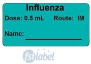 Influenza Dose: 0.5 mL/Route: IM  Vaccine Label