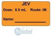JEV Dose: 0.5 mL/Route: IM  Vaccine Label