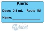 Kinrix Dose: 0.5 mL/Route: IM  Vaccine Label