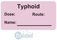 Typhoid Vaccine Label