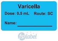 Varicella Dose: 0.5 mL/Route: SC  Vaccine Label