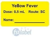Yellow Fever Dose: 0.5 mL/Route: SC Vaccine Label