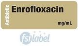 Enrofloxacin mg/mL Syringe Label