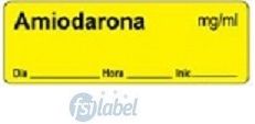 Amiodarona mg/ml - Date, Time, Init.