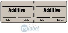 Additive / Date / Initial Label