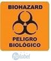 Biohazard/Peligro Biologico Label