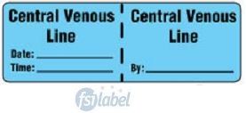 Central Venous Line Label
