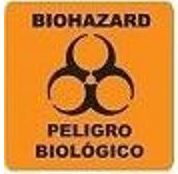 Biohazard/Peligro Biologico Label