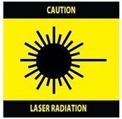 CAUTION/LASER RADIATION