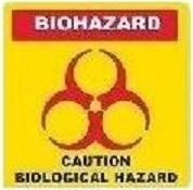 Biohazard: Caution Biological Hazard Label