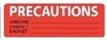 PRECAUTIONS Airborne, Contact, Droplet Label