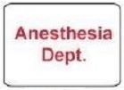 Anesthesia Dept. Label