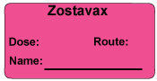 Zostavax  Immunization Label