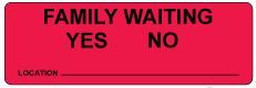 Family Waiting Label Family Waiting Label