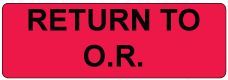 Return to O.R. Label