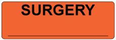 Surgery___ Label (Fl. Red)
