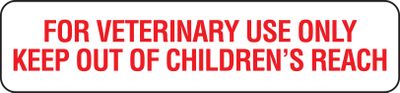 For Veterinary Use Only For Veterinary Use Only