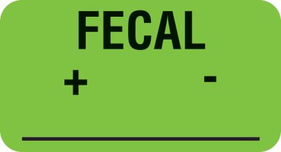 FECAL +/-  Labels