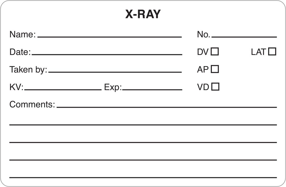 X-RAY Labels