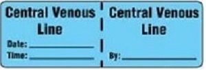 Central Venous Line Label