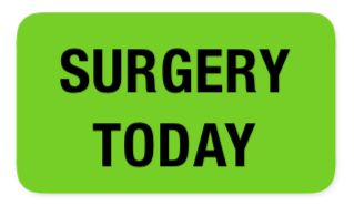 Surgery Today Label Surgery Today Label