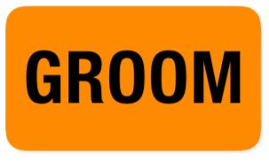 Groom Label Groom Label